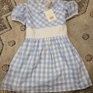 TBBC Cindy Lou Blue and White Checkered Dress